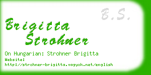 brigitta strohner business card